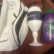 Wimbledon Tennis Bundle With Logos Used One Trip To Centre Court