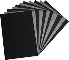 100 Sheets Carbon Paper, Black Graphite Paper for Tracing Patterns Onto Wood, Pa