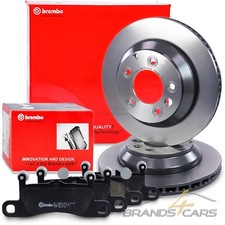 BREMBO COATED BREMSSCHEIBEN Ø330 BELÜFTET+BELÄGE HINTEN FÜR VW TOUAREG 7P AB 10-