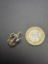 Vintage Sterling silver Crystal teapot Charm/Pendant 3.53g