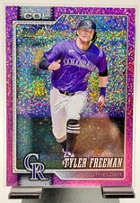 2026 Topps Series 1 Celebration Baseball Tyler Freeman Pink Confetti #199