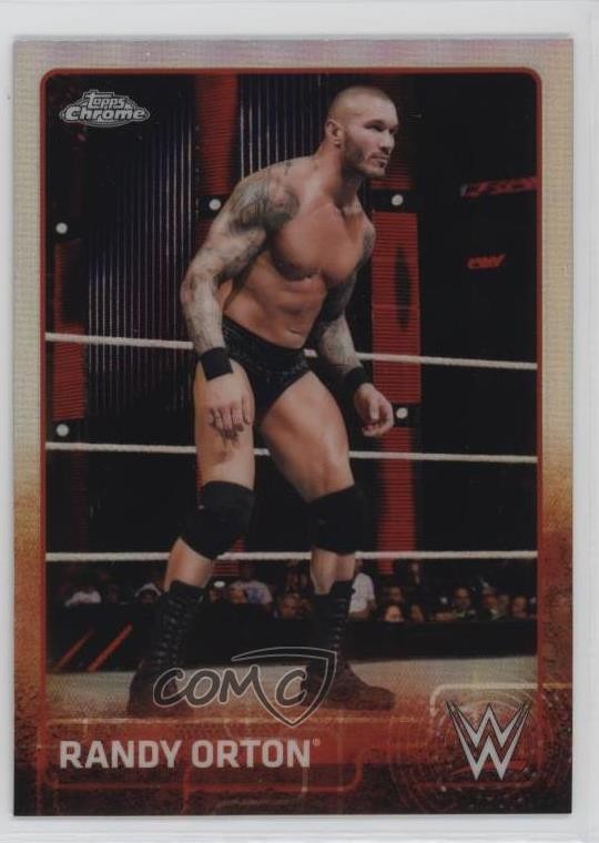 2015 Topps Chrome WWE Refractor Randy Orton #54 1wv
