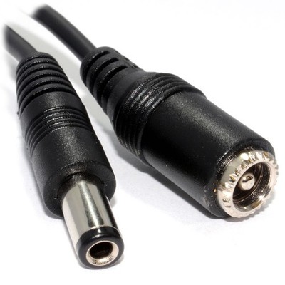 5,5 x 2,5 mm DC Netzstecker auf Buchse CCTV Verlängerungskabel Kabel