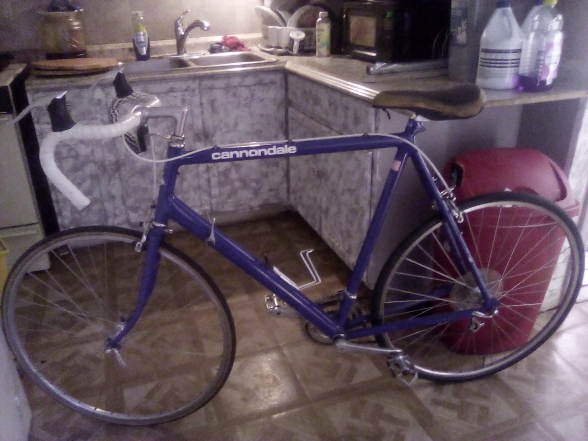 1987 Cannondale SR600 Road Bike Blue Shimano 600sis (57cm) Vintage