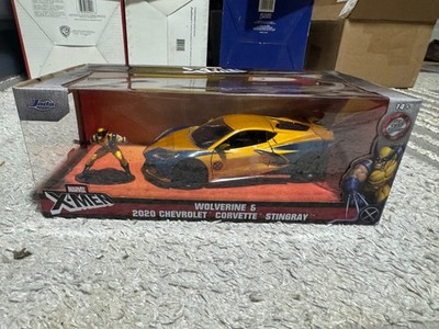 Jada Wolverine 2020 Chevrolet Corvette Stingray X-Men 1:24 Scale NEW SEALED 
