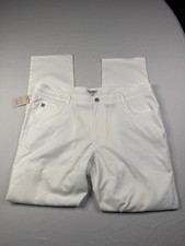 Peter Millar Pants Mens 40x34 EB66 White Golf Performance 5 Pocket NWT
