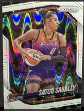 2025 Panini Prizm WNBA #4 Satou Sabally White Seismic Prizm - Phoenix Mercury