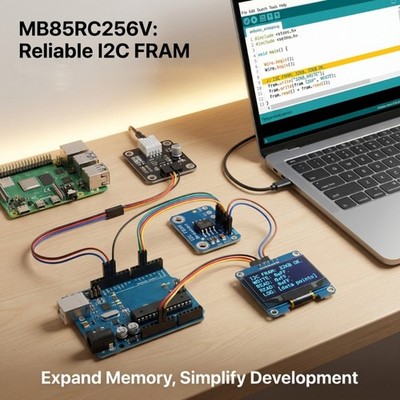FRAM Board Memory MB85RC256V I2C Not Volatile 2.7-5.5V For Sensing