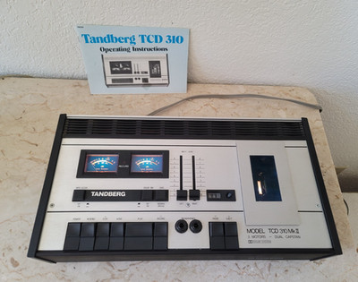 TANDBERG TCD-310 Mkll Vintage Stereo Cassette Deck - Working - Excellent!