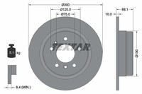 Textar Bremsscheibe 92042600