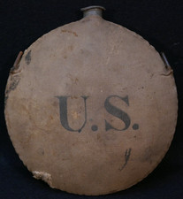 Spanish American War Era US Army M1878 Canteen Water Bottle 4th Kentucky Marked