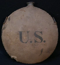 Spanish American War Era US Army M1878 Canteen Water Bottle 4th Kentucky Marked
