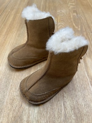 UGG Baby Boo Chestnut Boots Small UK 2-3 Fab Condition