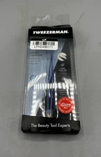 Tweezerman Stainless Steel Slant Tweezer Blue Eyebrow Tweezers Brand NEW