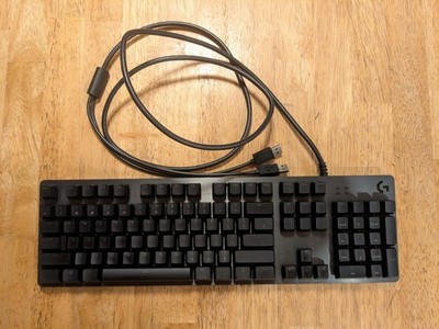 Logitech G512 Carbon GX Blue RGB Mechanical Gaming Keyboard Wired USB Black