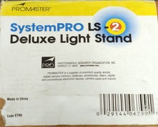PROMASTER SYSTEMPRO LS-2 Deluxe Light Stand TRIPOD 6799 PRO Photography