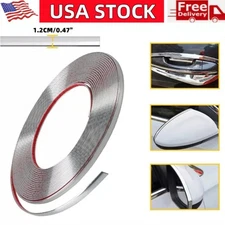 1/2" Chrome Molding Trim Strip Decoration Car Door Side Body Protector Guard 5M