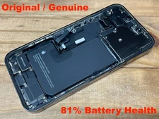 iPhone 13 Pro - Back Housing Frame Replacement w/ Small Parts - OEM - Black