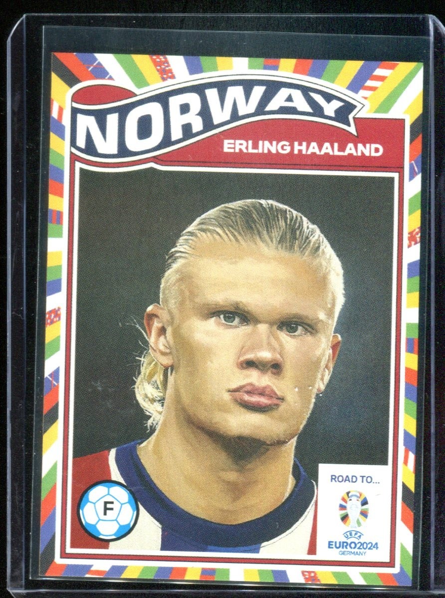 2024 Topps Living Set #003 Norway Erling Haaland card