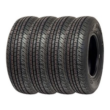 Set of 4 Taskmaster Strider ST205/75R14 100N 6Ply Radial Trailer Tires 205 75 14