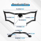 Sharp Steel Front Engine Guard Crash Bar For Harley Touring CVO Road Glide 15 23