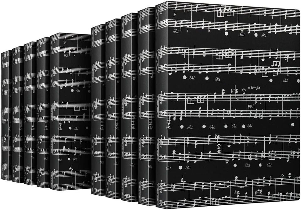 Durable Black Sheet Music Folders with 40 Pockets - Perfect for Music Stands - Image 3 of 4