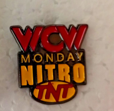 WCW MONDAY NITRO-PIN-2 OR MORE PINS $5.49 SHIPPING-SPEND $20 SHIPPING IS FREE