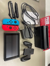 Nintendo Switch with Blue & Red Joy-Con