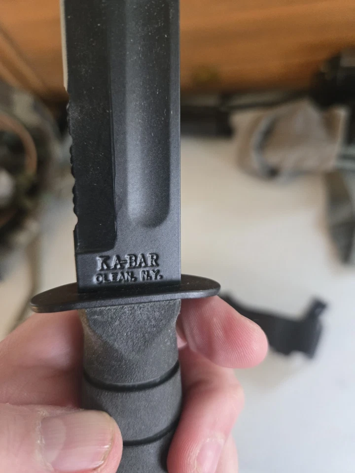 Kabar Fighter Black Hard Plastic Sheath for 7" Blades with Belt Clip - Image 4 of 4