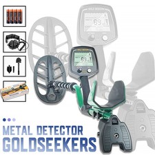 Detector de Metales Profesional con Bobina y Auriculares Impermeables