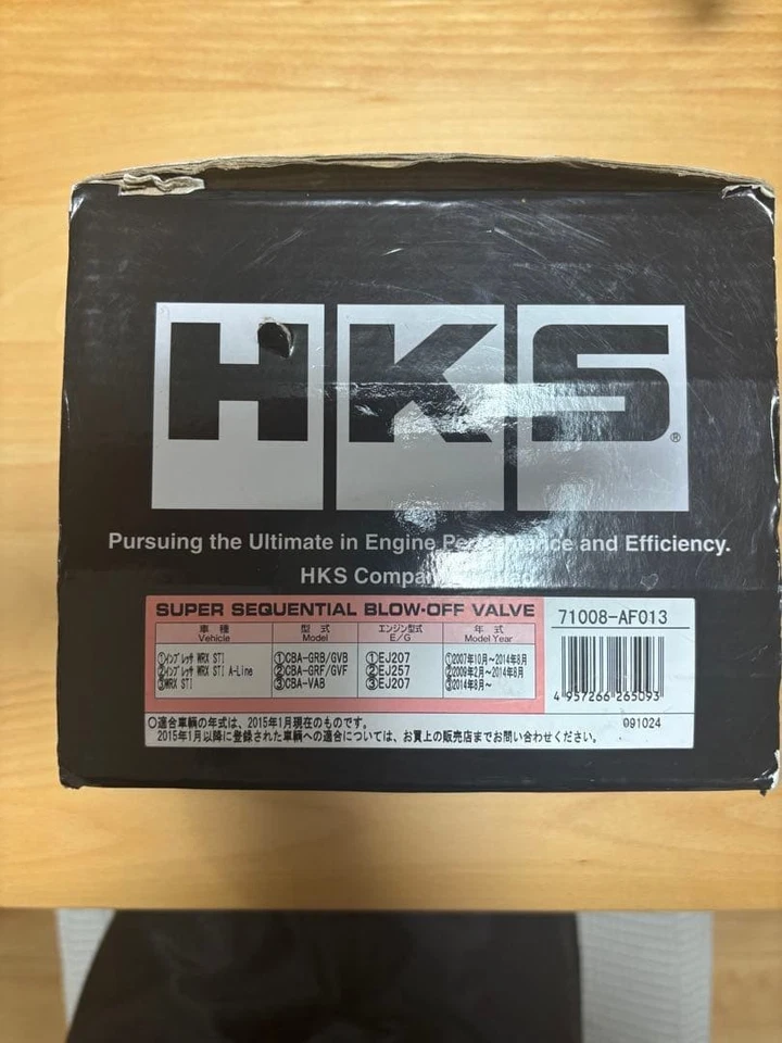 Kit de válvula de soplado HKS Wrx Sti VAB EJ20 Super SQV4 genuino 71008-AF013 Foto 3 de 3