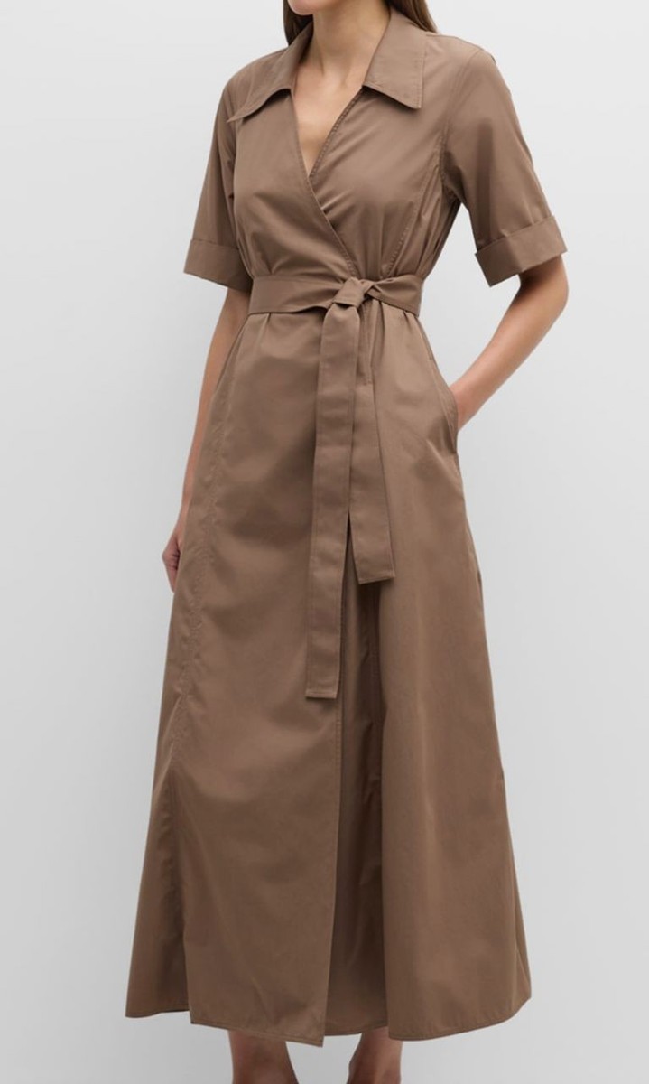 lafayette 148 shirt dress Organic Cotton Poplin Shirt Dress