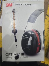 Image of 3M Peltor Optime III 3 headband ear defenders H540A-411-SV ear muffs 35db iii