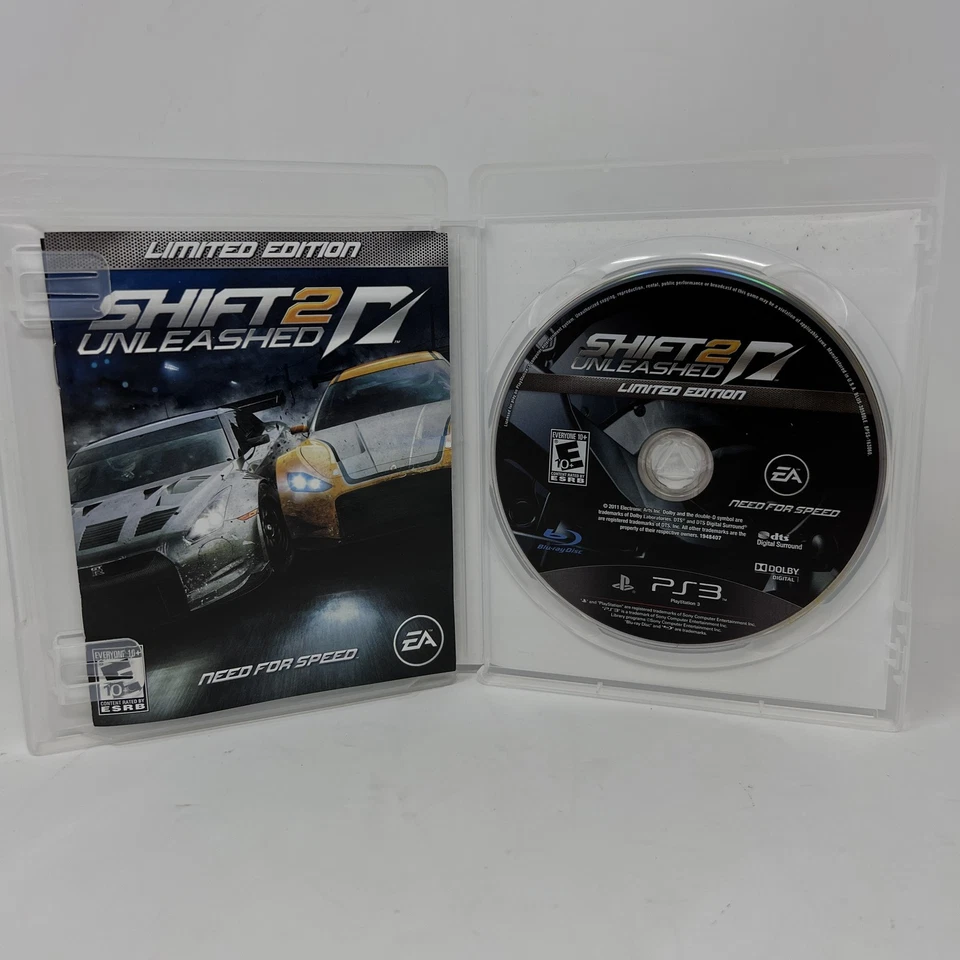 Shift 2 Unleashed Limited Edition PS3 PlayStation 3 Racing Game Complete Tested - Image 3 of 4