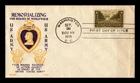 DR JIM STAMPS US COVER WORLD WAR II ARMY FDC SCOTT 934 NU-ART CACHET