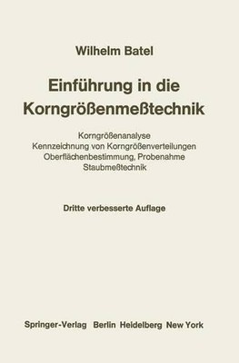 Einfhrung in die Korngrenmetechnik by Wilhelm Batel - 9783642491900