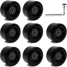 Roller Skate Wheels 8 Pack 58x32mm 82A Quad Wheels with Bearings Indoor outdoo