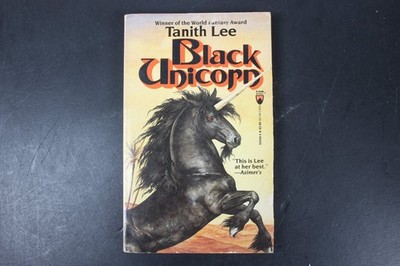 Black Unicorn Tanith Lee 1993 First Tor Edition Fantasy Illustrated Tor Books PB