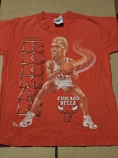 Pro Player Dennis Rodman Vintage late 1990s Kid's 10/12 T-Shirt Chicago Bulls 