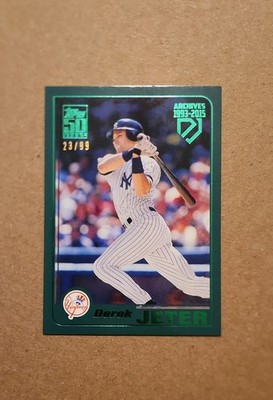 2017 Topps Archives - Derek Jeter Retrospective Derek Jeter #DJ-9 Green Foil...