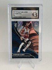 STEPHEN CURRY 2017-18 Panini Totally Certified # 31 Blue 2/99 CSG 9.5