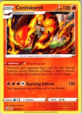 CENTISKORCH 030/163 RARE BATTLE STYLES POKEMON NEAR MINT