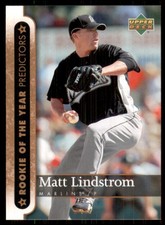 2007 Upper Deck Rookie of the Year Predictor #ROY8 Matt Lindstrom Marlins