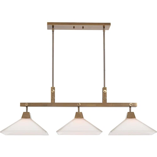 Uttermost Brookdale Industrial 3 Light Linear Chandelier - Picture 1 of 1