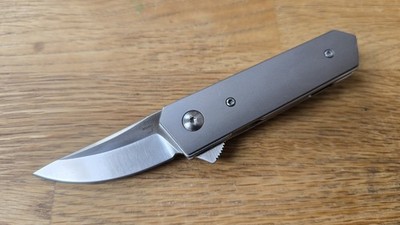 BÖKER PLUS Kwaiken STUBBY TITAN Burnley Design S35VN - AUSVERKAUFT - NEU in OVP