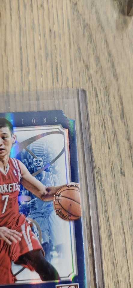 2012-13 Elite Jeremy Lin Aspirations Blue /99 Houston Rockets Knicks Legend - Image 2 of 4