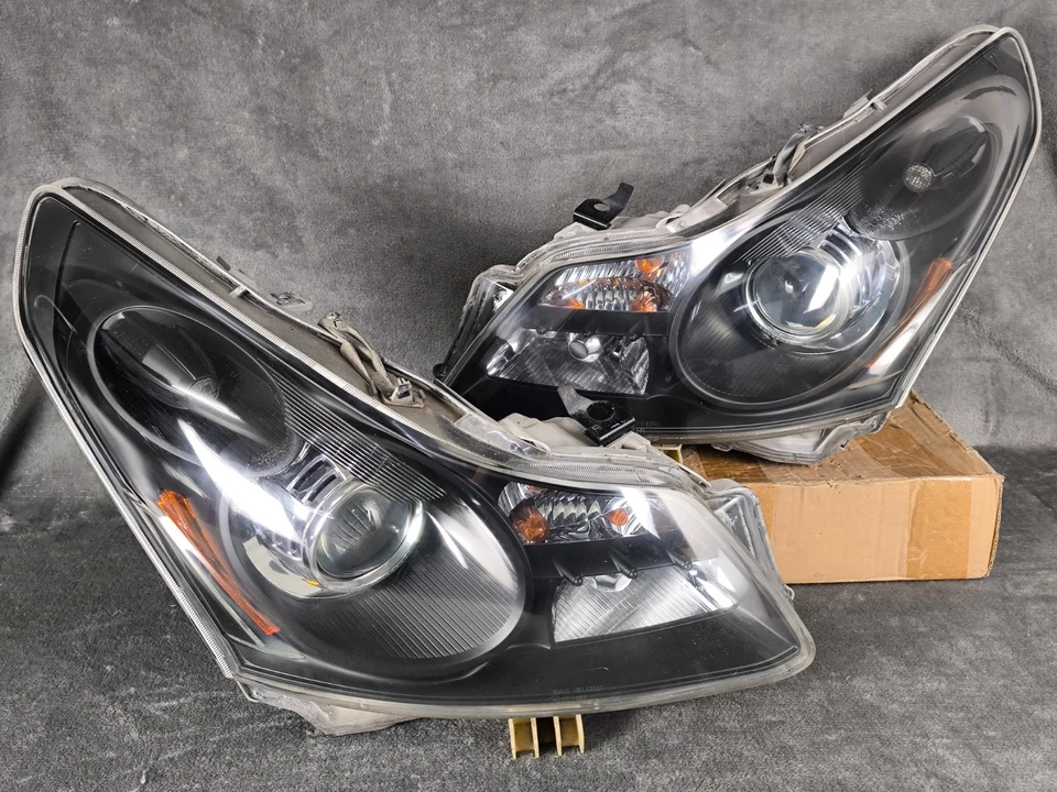 JDM NISSAN SKYLINE V36 INFINITI G35 KOUKI 黑色 HID SEDAN HEADLIGHT 2006-14 原始设备制造商 — 第 2/4 张图片