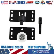 Sets Black Sliding Door Wheels Rollers Pulleys Runners For Cupboard Wardrobe