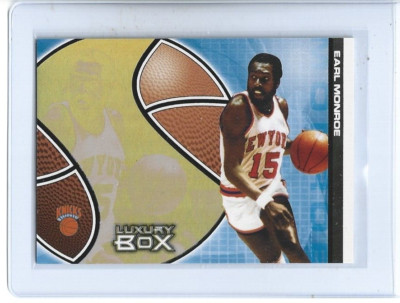 Earl Monroe-Knicks-2004-05 Topps Luxury Box 100-Loge Level #144 (41/100)