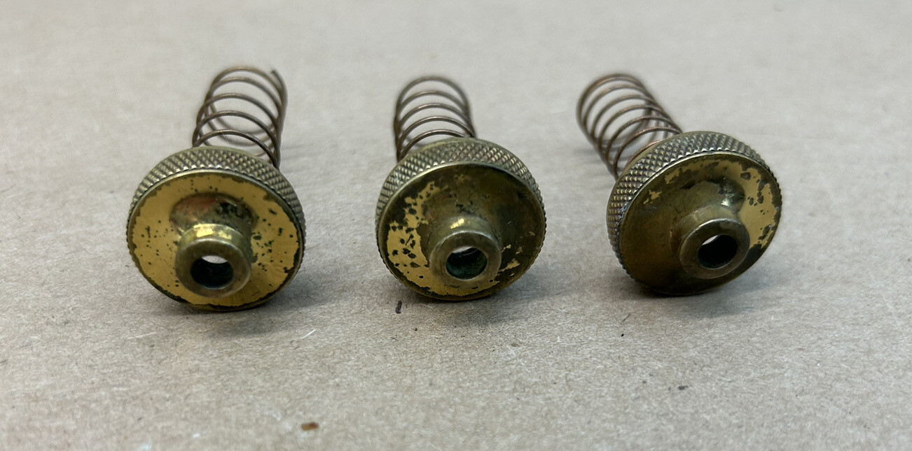 1930's The Buescher  LP 232 Trumpet Valve Bottom Caps